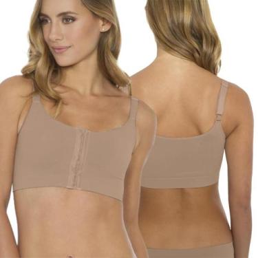 Imagem de Sutiã De Alta Sustentação Pós Cirúrgico Com Alças Reguláveis Abertura 