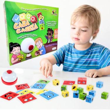 Imagem de Cara Careta Emoções Jogo Lançamento Jogo Das Faces Lançamento - ARTBRI
