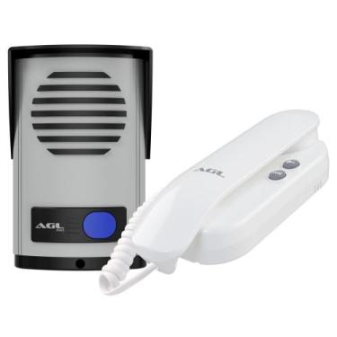 Imagem de Kit Interfone Porteiro Eletrônico Agl P10 Bivolt Residencial