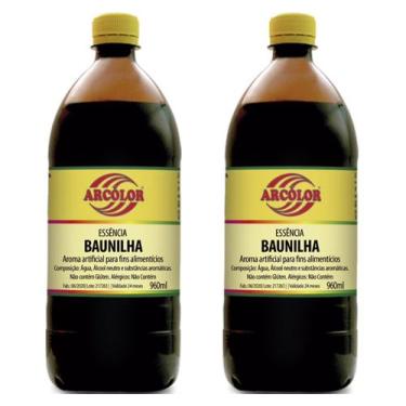 Imagem de Essência Líquido Baunilha 960ml Kit 2 Unidades - ARCOLOR