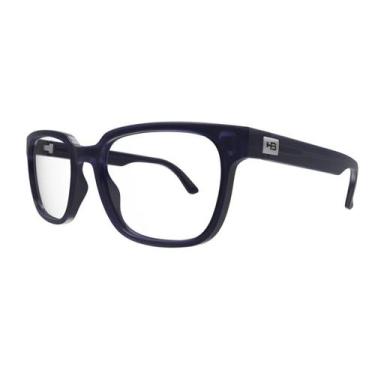 Imagem de Armação de grau hb polytech 3 0449 matte night blue