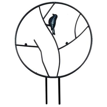 Imagem de Quadro de Escalada de Videira de Ferro, Quadro de Suporte de Planta Suporte de Planta Flor Ferramenta Decorativa de Jardim, para Uso Interno e Externo (S)