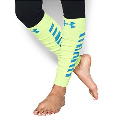 Imagem de Calça legwarmers esportiva feminina Under Armour, Water/Moonlight, One Size Fits All