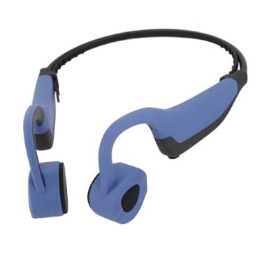 Imagem de Fones de Ouvido de Condução óssea, Fones de Ouvido para Natação Subaquáticos, Fones de Ouvido Abertos à Prova D'água IPX8 Com Memória MP3 de 16G para Natação, Corrida (Azul)