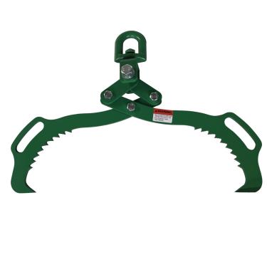 Imagem de XROPURR 2 ganchos giratórios serrilhados de 45,7 cm, pinças de elevação de toras, garra de madeira resistente, deslizamento de madeira, levantamento de toras - 45,7 cm