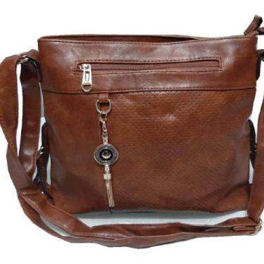 Imagem de Bolsa Feminina Media De Ombro Transversal Luxo com divisória - Fany, C