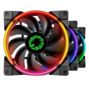 Imagem de Cooler Para Processador Gamemax Gamma 500 Rainbow 90Mm