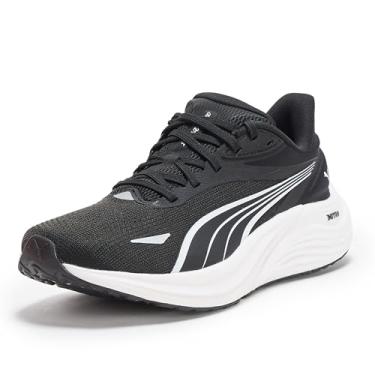 Imagem de PUMA Tênis de corrida feminino Electrify Nitro 4, Preto/branco, 40