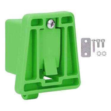 Imagem de Bloco de Portador Frontal de Bicicleta, PA66 Fibra de Vidro de Bicicleta Frontal Adaptador de Bolsa de Saco de Bolsa para Brompton Folding Bike Cycling Part (Verde)