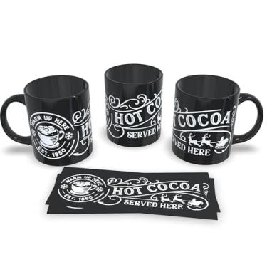 Imagem de Caneca Preta Personalizada Chocolate Quente – Presente Criativo (Mod.2)