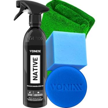 Imagem de Native Vonixx Cera Liquida Spray Automotiva Carnaúba Pano Aplicador