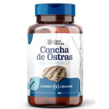 Imagem de Concha de Ostra com Vitamina D3-1g com 60 cáps