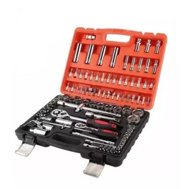 Imagem de Kit Ferramentas Chave Soquetes Sextavados 108Pcs Qualidade - Sa, Songl