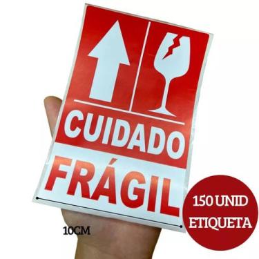 Imagem de Etiqueta frágil tamanho grande, com 150 unidades autocolante - ETIWORK
