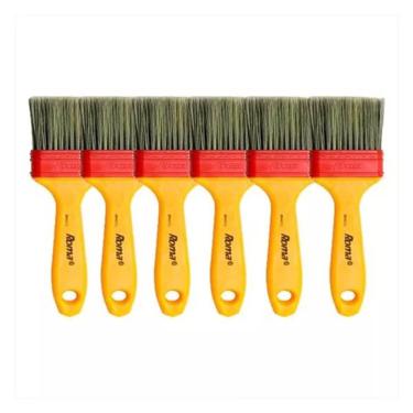 Imagem de Kit Com 6 Trincha 317 Gold 3 Polegadas - Roma Premium