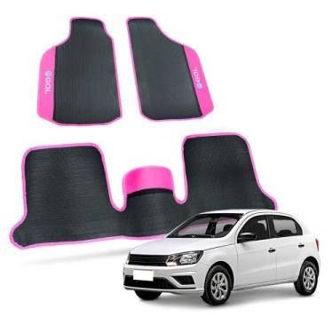 Imagem de Tapete para Gol 1981 a 2023 G1 G2 G3 G4 G5 G6 G7 G8 Preto com Detalhe 