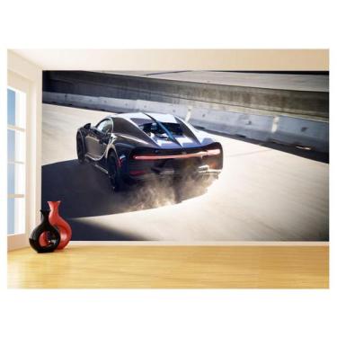 Imagem de Papel De Parede 3D Carro Bugatti Chiron Pista 3,5M Car17 - Você Decora