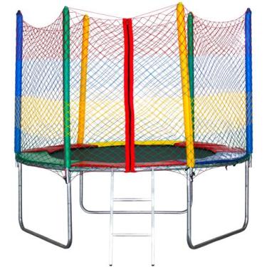Imagem de Cama elástica pula pula 2,00 alta resistência rede com zíper pura dive