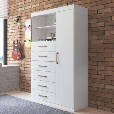 Imagem de Cômoda Russell Branco 6 Gavetas - CASA H