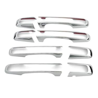 Imagem de Dakitita Acabamento de maçaneta externa cromada para Land Rover Discovery Sport 2017-2023 Range Rover Sport 2014-2021 Evoque 2012-2018 acessórios de decoração