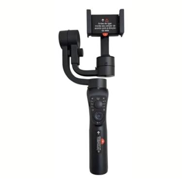 Imagem de Gimbal Estabilizador Profissional SLF-10B, 3 Eixos, Suporte até 458g, Controle por Joystick, Preto