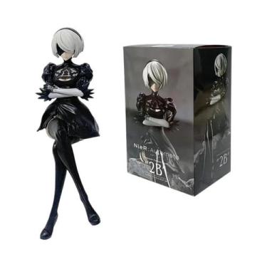 Imagem de 15-18CM NieR Automata Yorha No 2 PVC Anime Action Figures Modelo Brinq