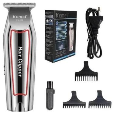 Imagem de Maquina Acabamento Cabelo Barba Profissional Kemei Km 032