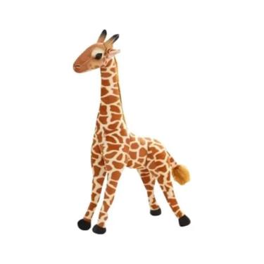Imagem de Girafa De Pelucia Realista para Brincar e Decoração Infantil