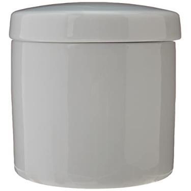 Imagem de Potinho de Mel Pote Porcelana Kit Higiene Quarto Bebê Menina Menino Branco Pequeno