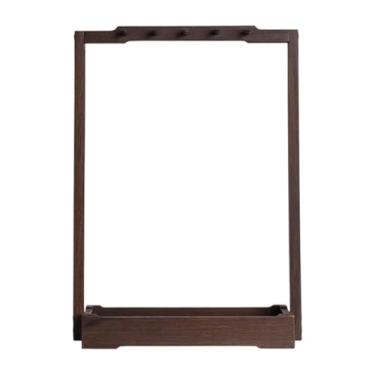 Imagem de Baoblaze Suporte para sinos de vento chinês, suporte para caneta de caligrafia, para pincel de escrita chinesa para pendurar pingente, joias, sinos, Cor Noz