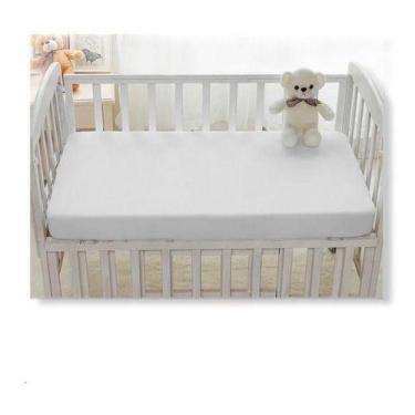 Imagem de Capa Protetor De Colchão Impermeável Berço 130x70 - Baby Nany, Branco