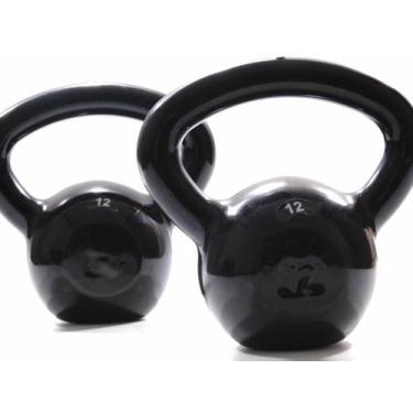 Imagem de Kettlebell 12KG Emborrachado PAR - Equipa Academia