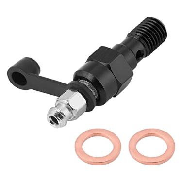 Imagem de Material de Alumínio Comprimento 53 Mm M10x1,25 Mm Mantenedor Bomba de Freio Roda Dianteira e Traseira Banjo Bolt Nipple Motocicleta Banjo Bolt Parafuso de Sangramento