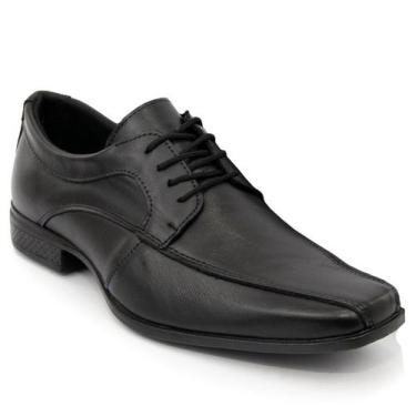 Imagem de Sapato Social Masculino Sport Fino Couro Original - BR2, 42, Preto, Ma