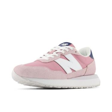 Imagem de New Balance Tênis feminino 237 V1, Açúcar Rosa/Nb Branco, 38