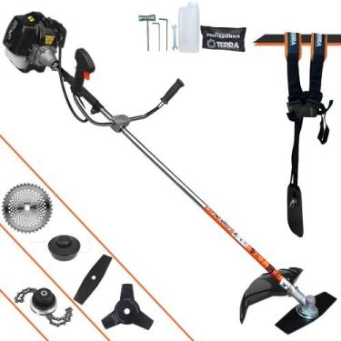 Imagem de Roçadeira Cortador de Grama Terra GRH520 À Gasolina 2 Tempos 52cc 2,5H