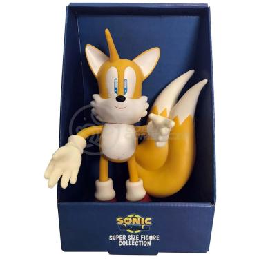 Imagem de Boneco Tails Articulado Grande Super Size 23cm Sonic World