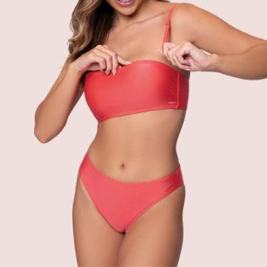 Imagem de Sutiã Selene sem alça Biquíni C/bojo Removível Avulso, Goiaba, M