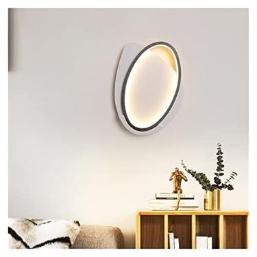 Imagem de HOSETEON , Luminária de parede LED compatível comoom cabeceira ar interno luminária ferro e materiais acrílicos 8W luminária Wandlamp, luz de parede