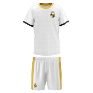 Imagem de Uniforme Real Madrid Infantil Conjunto Mini Craque Oficial Jr - Brazil