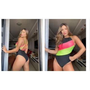 Imagem de Maiô Cropped néon - Puramania Moda Beach 