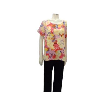 Imagem de Blusa Plus Size Floral - Maria Estilosa, 46