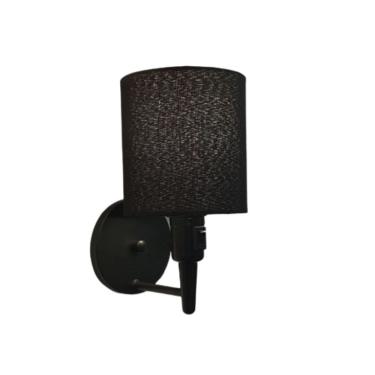 Imagem de Arandela Cilíndrica Md-2030 Preto Com Liga e Desliga Cupula Preto - Bivolt