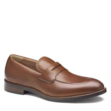 Imagem de Johnston & Murphy Mocassim masculino Xc4 Copley Penny, Cognac Wp integral, 45