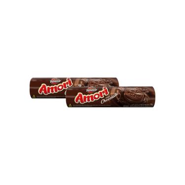 Imagem de Kit 2 Biscoito Richester Amori Sabor Chocolate 125g