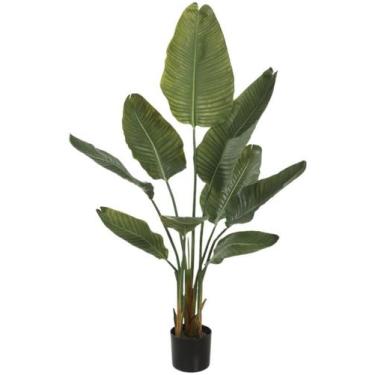 Imagem de Planta Artificial Arvore Bananeira De Jardim Real Toque Uv C/Pote X9 V
