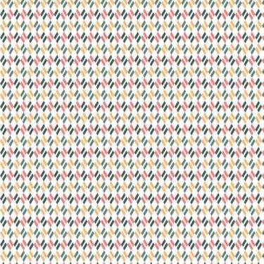 Imagem de Quadro Decorativo Abstrato Colorido com Estampa Geométrica Modern Art para Decoração de Ambientes 40x40cm