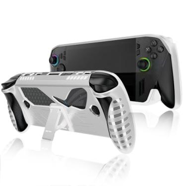 Imagem de HUKWIMO Protective Case for ROG Xbox Ally/ROG Xbox Ally X, with Stand,Full Protection，Shock-Absorbing and Anti Drop Protection, Anti-Slip, TPU Cover for ROG Xbox Ally/ROG Xbox Ally X,White