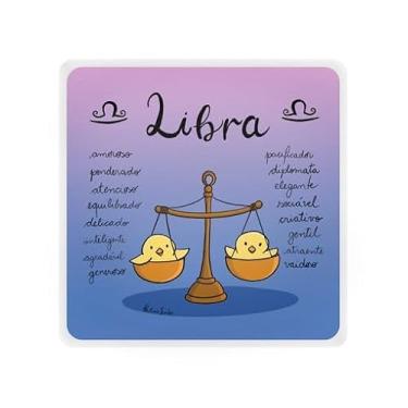 Imagem de Mini Luminária Box Signos Libra, Decorativa, USB, Iluminação Temática do Zodíaco