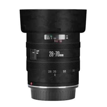 Imagem de EF 28-70 3.5-4.5 II Capa de lente película antirarranhões adesivo protetor de corpo película protetora decalque para Canon EF 28-70mm F3.5-4.5 II (Knight Black)